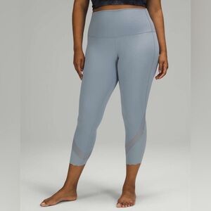 Lululemon Wunder Under High-Rise Crop 23" *Updated Scallop Full-On Luxtreme